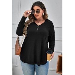 Bluza dama marimi mari cu fermoar 1387