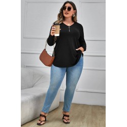 Bluza dama marimi mari cu fermoar 1387