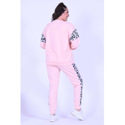 Trening dama marimi mari cu dunga animal print 9580