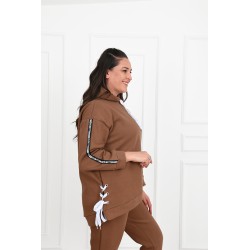 Trening dama marimi mari vatuit cu gluga 3608