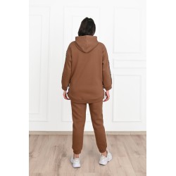 Trening dama marimi mari vatuit cu gluga 3608