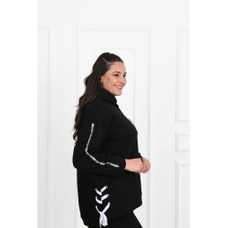 Trening dama marimi mari vatuit cu gluga 3608