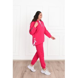 Trening dama marimi mari vatuit cu gluga 3608