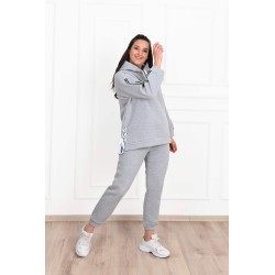 Trening dama marimi mari vatuit cu gluga 3608