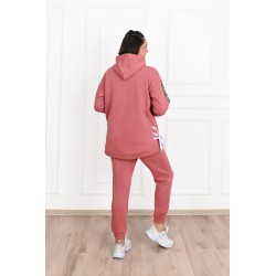 Trening dama marimi mari vatuit cu gluga 3608