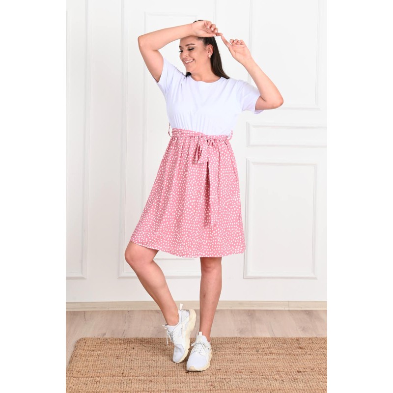 Rochie dama marimi mari Dots 5085