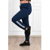 Pantalon dama marimi mari de trening cu dungi 9046
