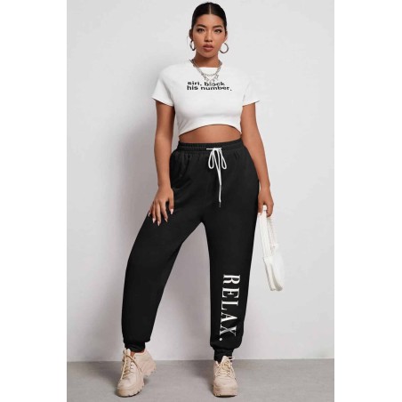 Pantalon dama marimi mari de trening Relax 6078-22