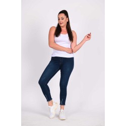 Blugi dama marimi mari cu franjuri 1005