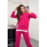 Trening dama bumbac cu fermoar lateral People 3422
