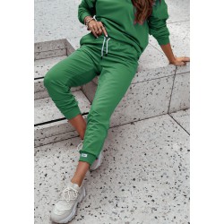 Trening dama bumbac cu fermoar lateral People 3422