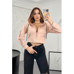 Hanorac dama cu fermoar Tourist 1583-23