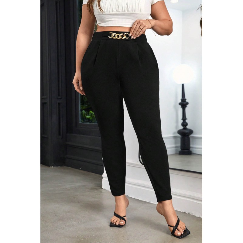 Pantaloni dama marimi mari cu lant PTS001