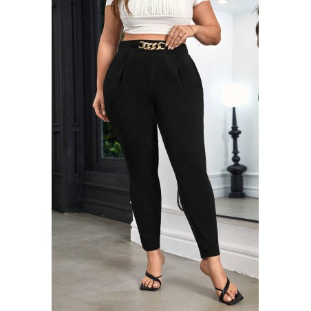 Pantaloni dama marimi mari cu lant PTS001