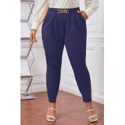 Pantaloni dama marimi mari cu lant PTS001