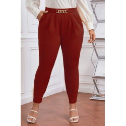Pantaloni dama marimi mari cu lant PTS001