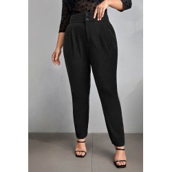 Pantaloni dama marimi mari cu nasturi PTS002