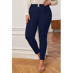 Pantaloni dama marimi mari cu catarama PTS003