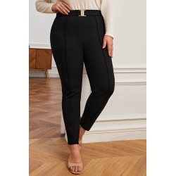 Pantaloni dama marimi mari cu catarama PTS003