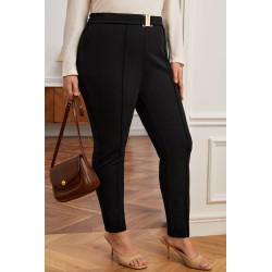 Pantaloni dama marimi mari cu catarama PTS003