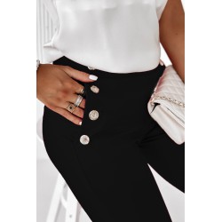 Pantalon dama casual cu nasturi PTS004