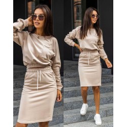 Compleu dama 2 piese cu fusta 3836