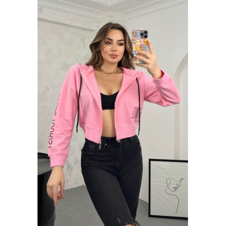 Hanorac dama cu fermoar Tourist 1583-23