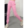 Pantalon dama bumbac cu decupaj 6225