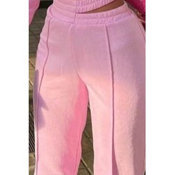 Pantalon dama bumbac cu decupaj 6225