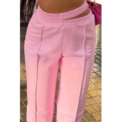 Pantalon dama bumbac cu decupaj 6225