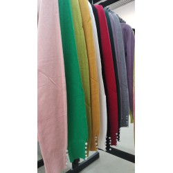 Pulover dama moale cu perle si strasuri 326