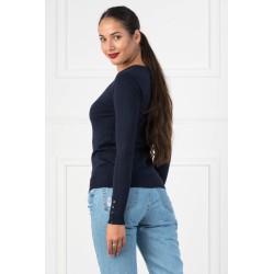 Pulover dama moale cu nasturi 516