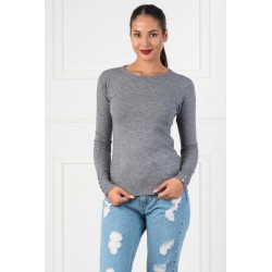 Pulover dama moale cu nasturi 516