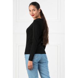 Pulover dama moale cu nasturi 516