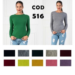 Pulover dama moale cu nasturi 516