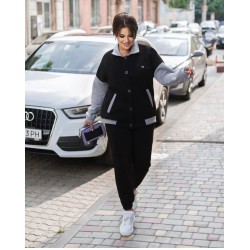 Trening dama marimi mari vatuit cu jacheta 8034