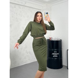 Compleu dama 2 piese cu fusta 3836