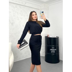 Compleu dama 2 piese cu fusta 3836