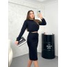 Compleu dama 2 piese cu fusta 3836