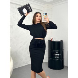Compleu dama 2 piese cu fusta 3836