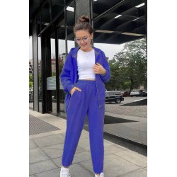 Trening dama bumbac cu fermoar 3878