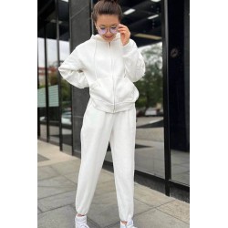 Trening dama bumbac cu fermoar 3878