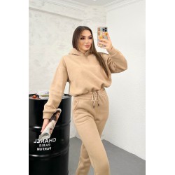 Trening dama bumbac vatuit cu gluga 3900