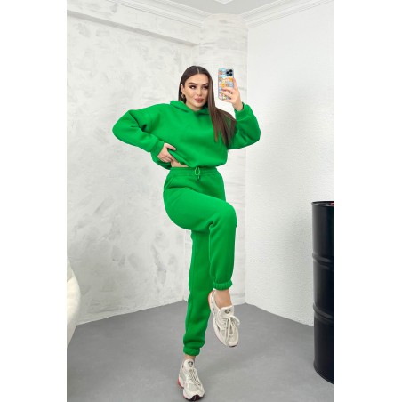 Trening dama bumbac vatuit cu gluga 3900