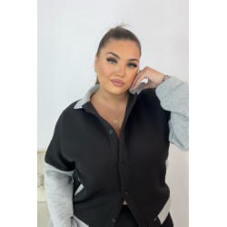 Trening dama marimi mari vatuit cu jacheta 8034