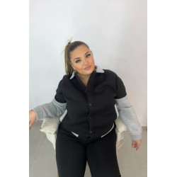 Trening dama marimi mari vatuit cu jacheta 8034