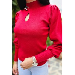 Pulover dama moale cu lant 911