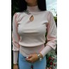 Pulover dama moale cu lant 911