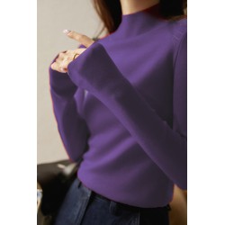 Pulover dama moale uni 321