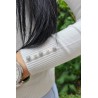 Pulover dama moale cu perle si strasuri 326